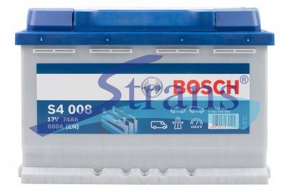 АКУМУЛЯТОР 12V 74AH 680A R+ S4 278*175*190MM (ПІДМІННИЙ ФОНД) 0092S40080