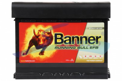 АКУМУЛЯТОР 12V 60AH 580A R+ RUNNING BULL EFB 241*175*190MM EFB56011