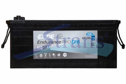 АКУМУЛЯТОР 12V 225AH 1150A ENDURANCE PRO EFB L+ 518*279*240MM EX2253